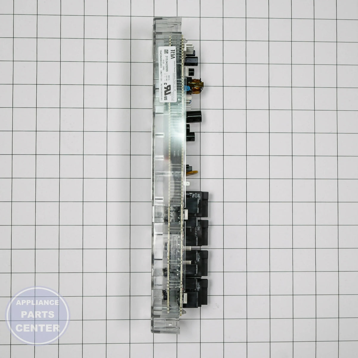 GEH CONTROL BOARD T012 ELE WB27T11351 - Installation in GEH model showcasing key mounting points