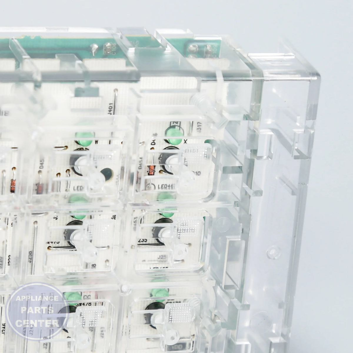 GEH CONTROL BOARD T012 ELE WB27T11351 - Installation in GEH model showcasing key mounting points