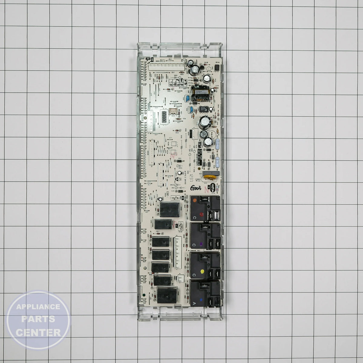 GEH CONTROL BOARD T012 ELE WB27T11351 - Installation in GEH model showcasing key mounting points