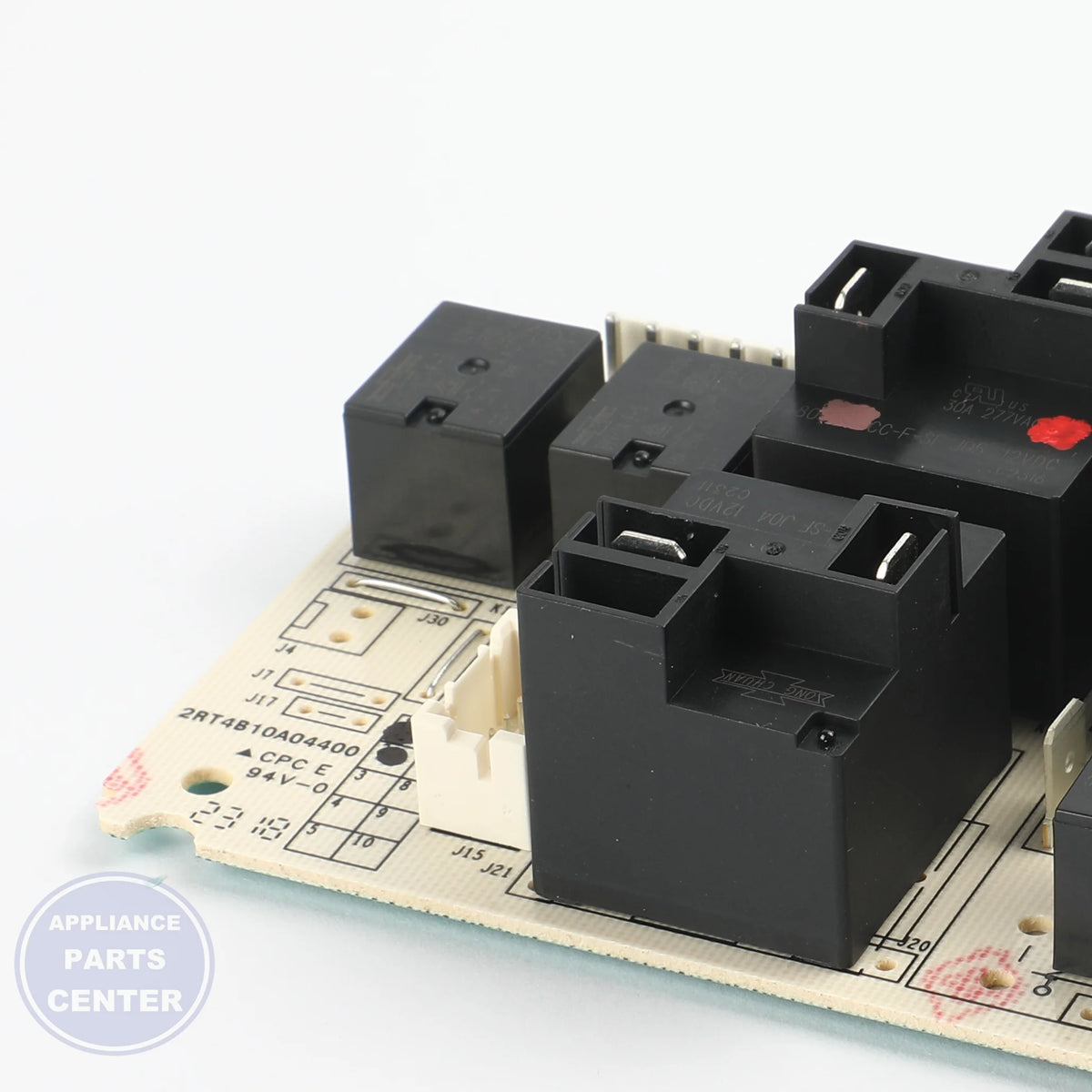 GEH BOARD DAUGHTER RELAY 6 WB27T11355 - Installation in specific GEH model showing key mounting points