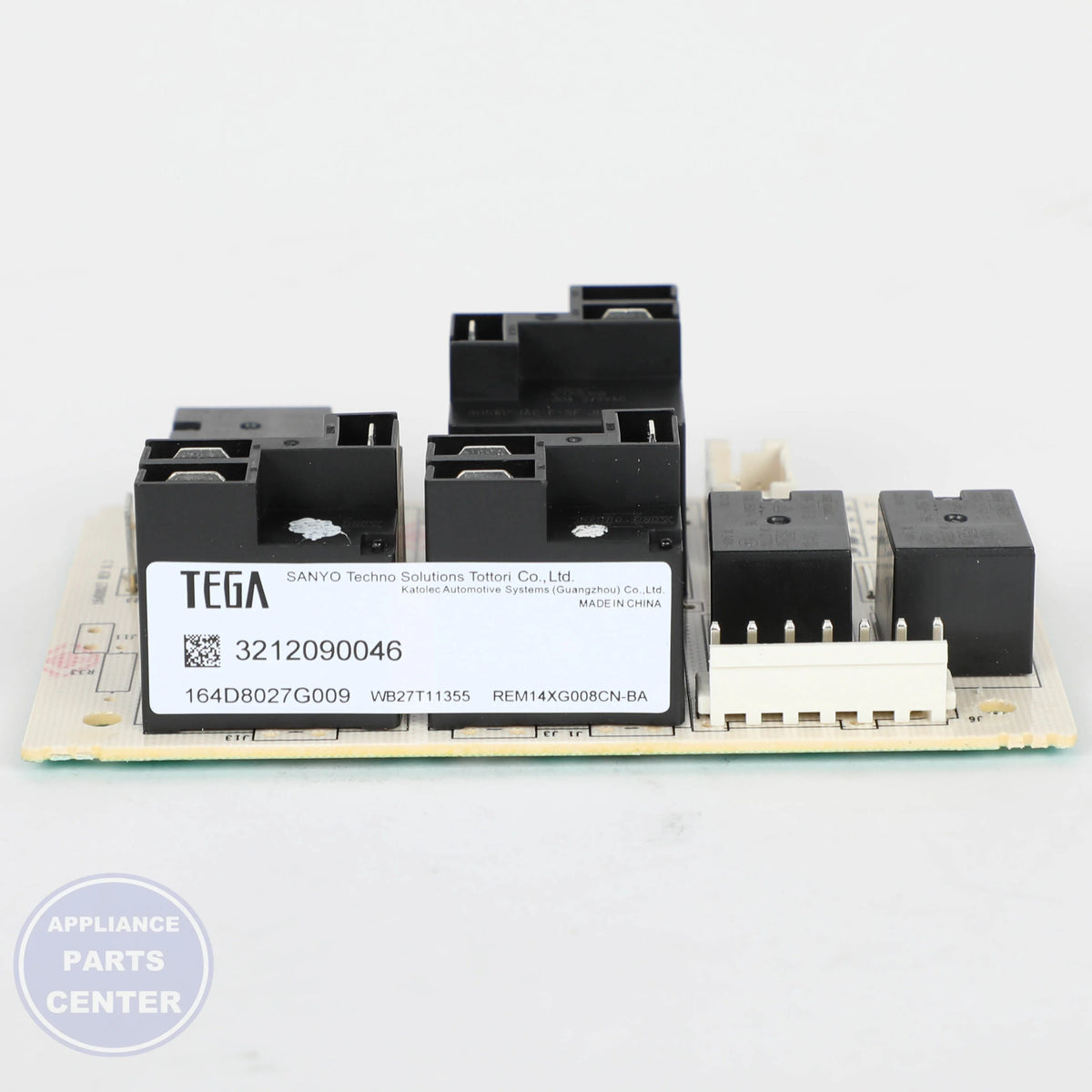GEH BOARD DRM - RELAY DAUGHTER 6 WB27T11358 - Main view showing control functionality for GEH Range/Stove/Oven models