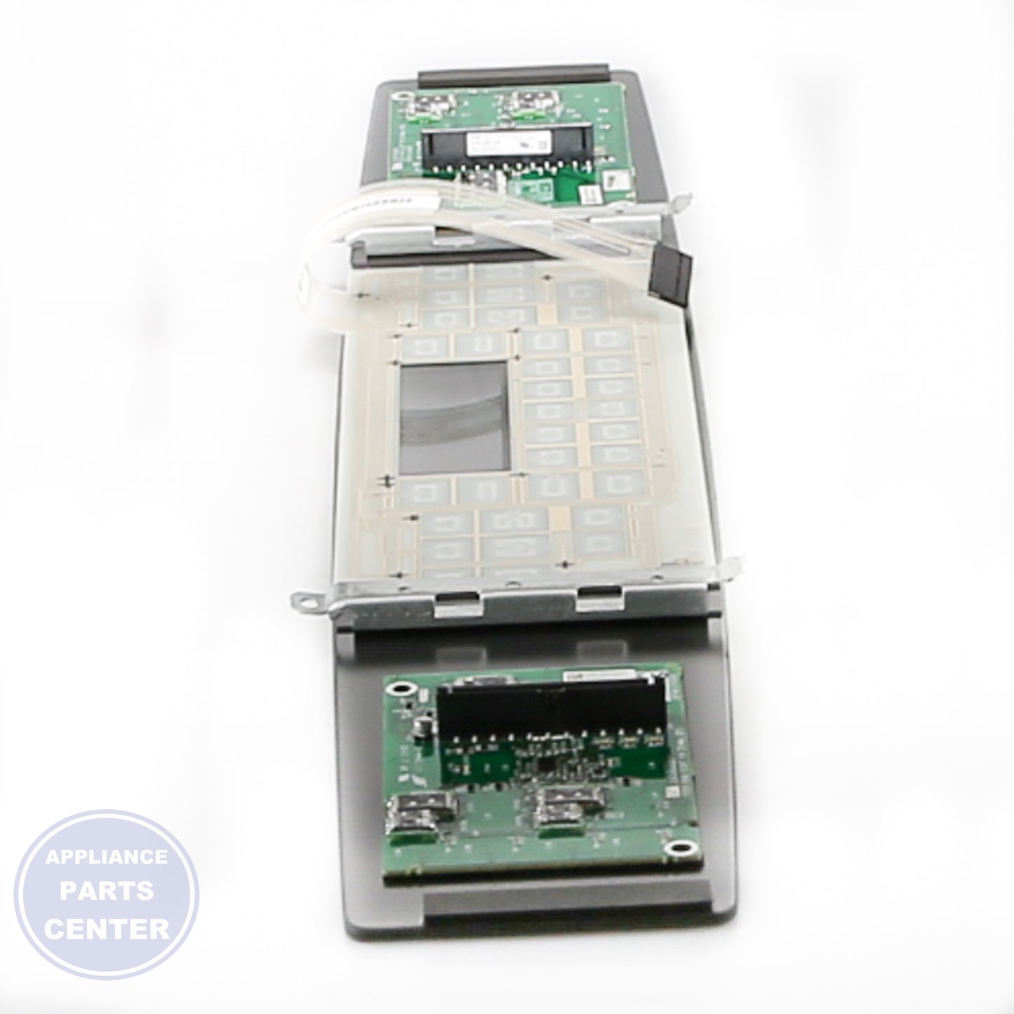 RANGE GLASS CONTROL PANEL WB27T11380 - Detailed view of high-quality materials