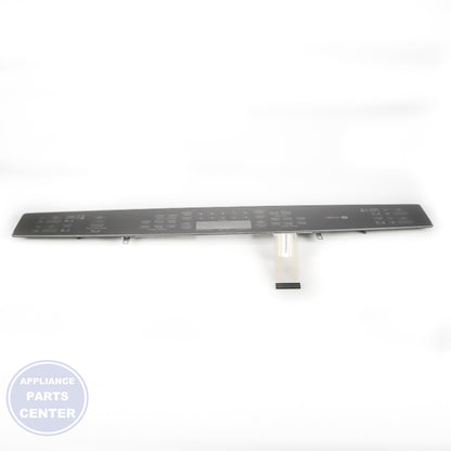 GEH RANGE GLASS CONTROL PANEL WB27T11380 - Installation in specific model showing key mounting points