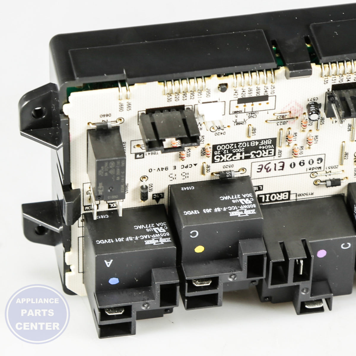 CONTROL OVN (ERC3HP) WB27T11442 - Detailed view of temperature control details