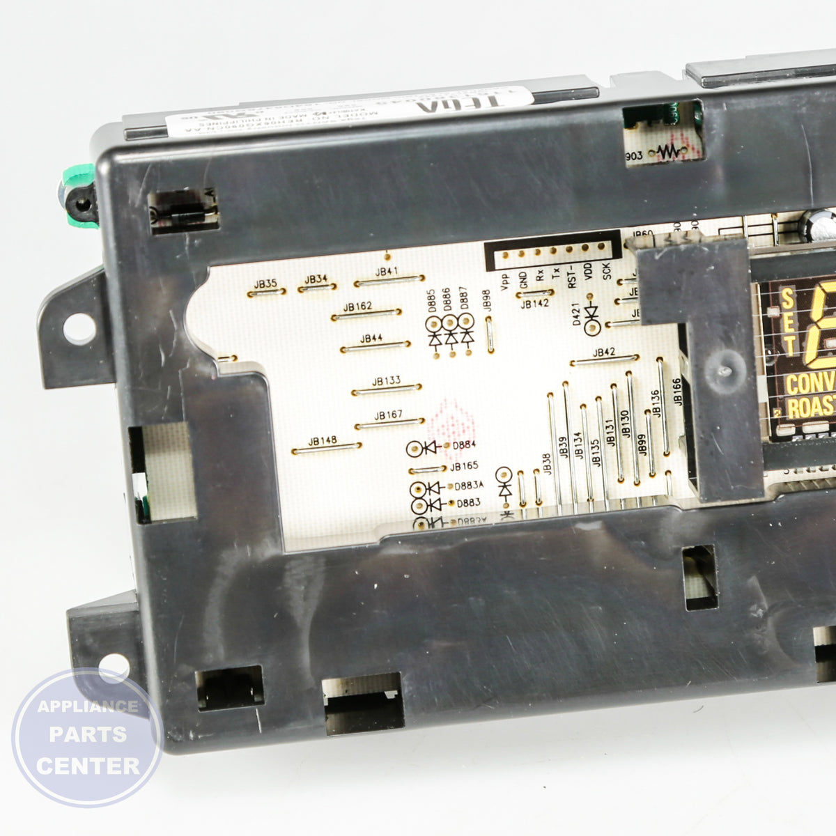 GEH CONTROL OVN (ERC3HP) WB27T11442 - Installation in specific model showing mounting points
