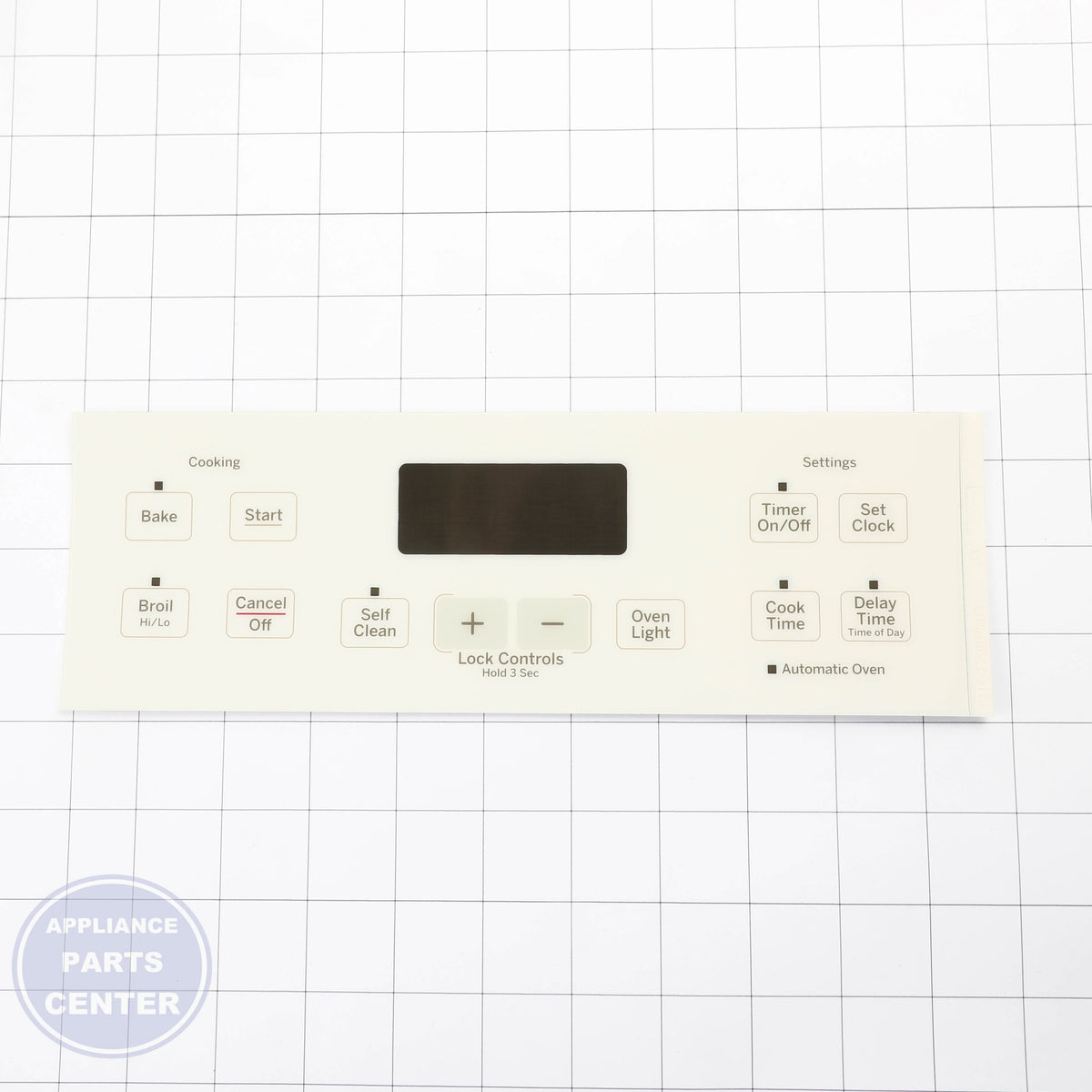 FACEPLATE GRAPHICS (BQ) WB27T11513 - Detailed view of durable material
