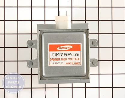 GE Magnetron WB27X10017 - Main view showing 1000 watts power for GE, Kenmore, Hotpoint, RCA, Samsung