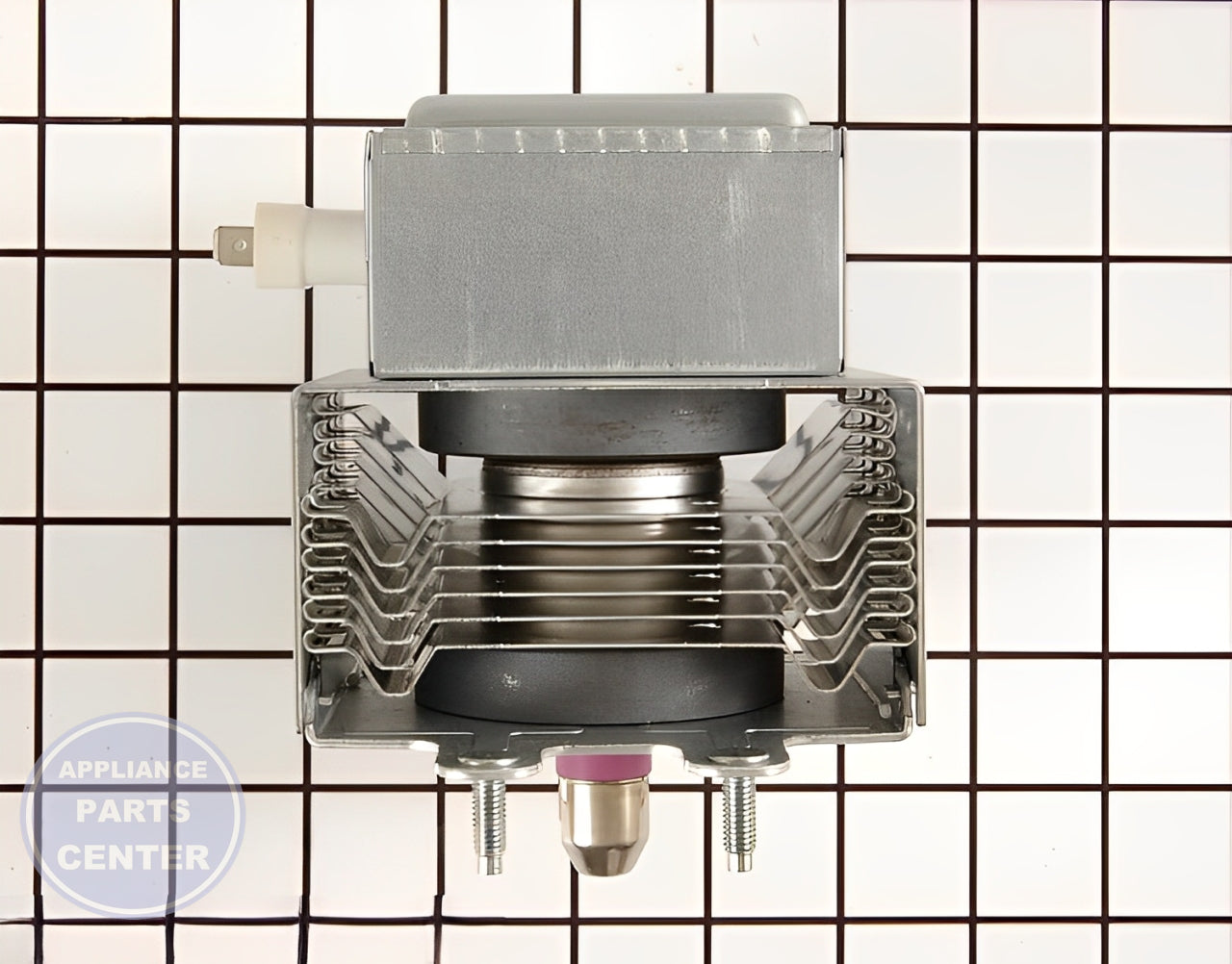 Magnetron WB27X10017 - Detailed view of diode, magnetron & resistor assembly