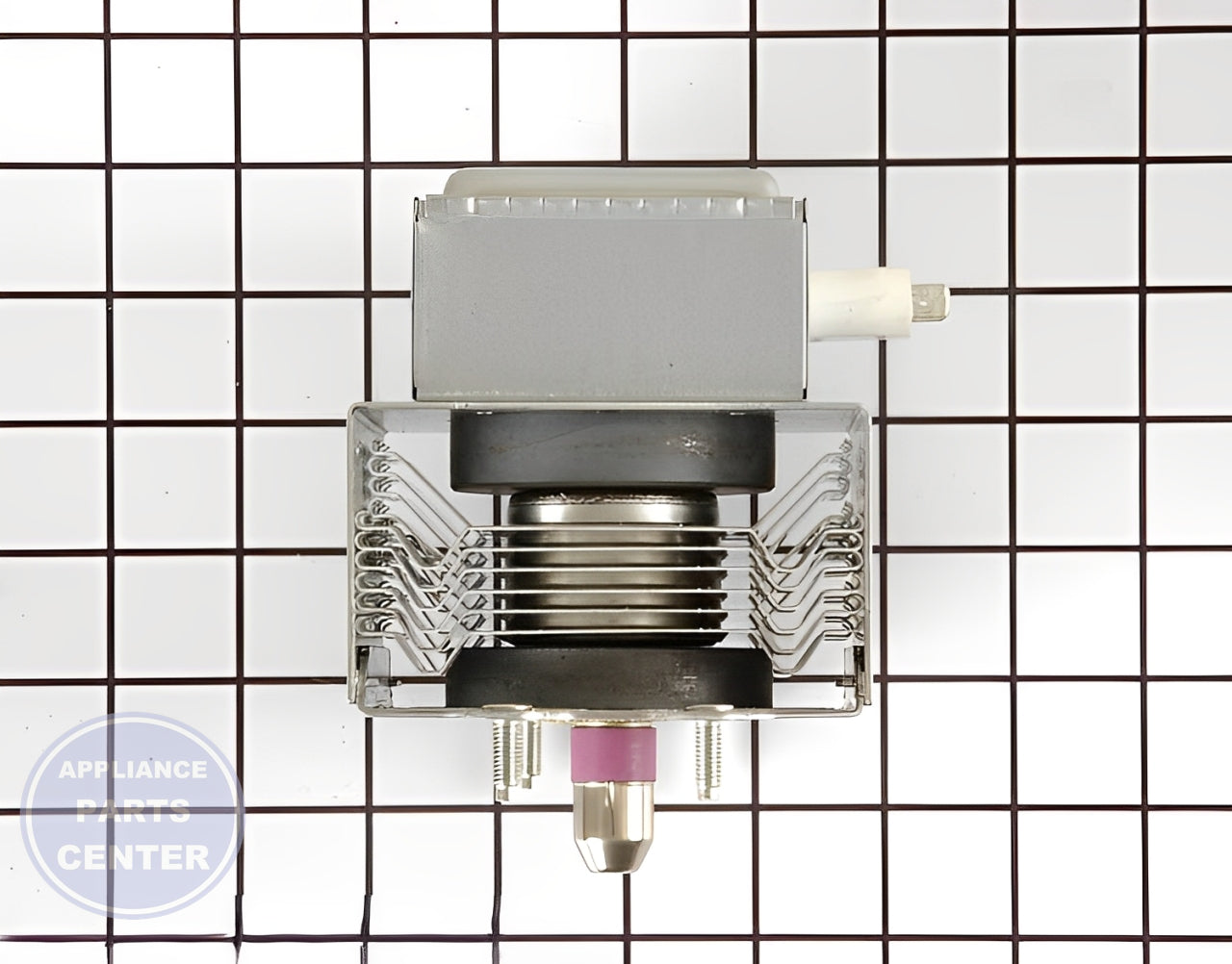MAGNETRON ASM WB27X10735 - Detailed view of diode, magnetron & resistor