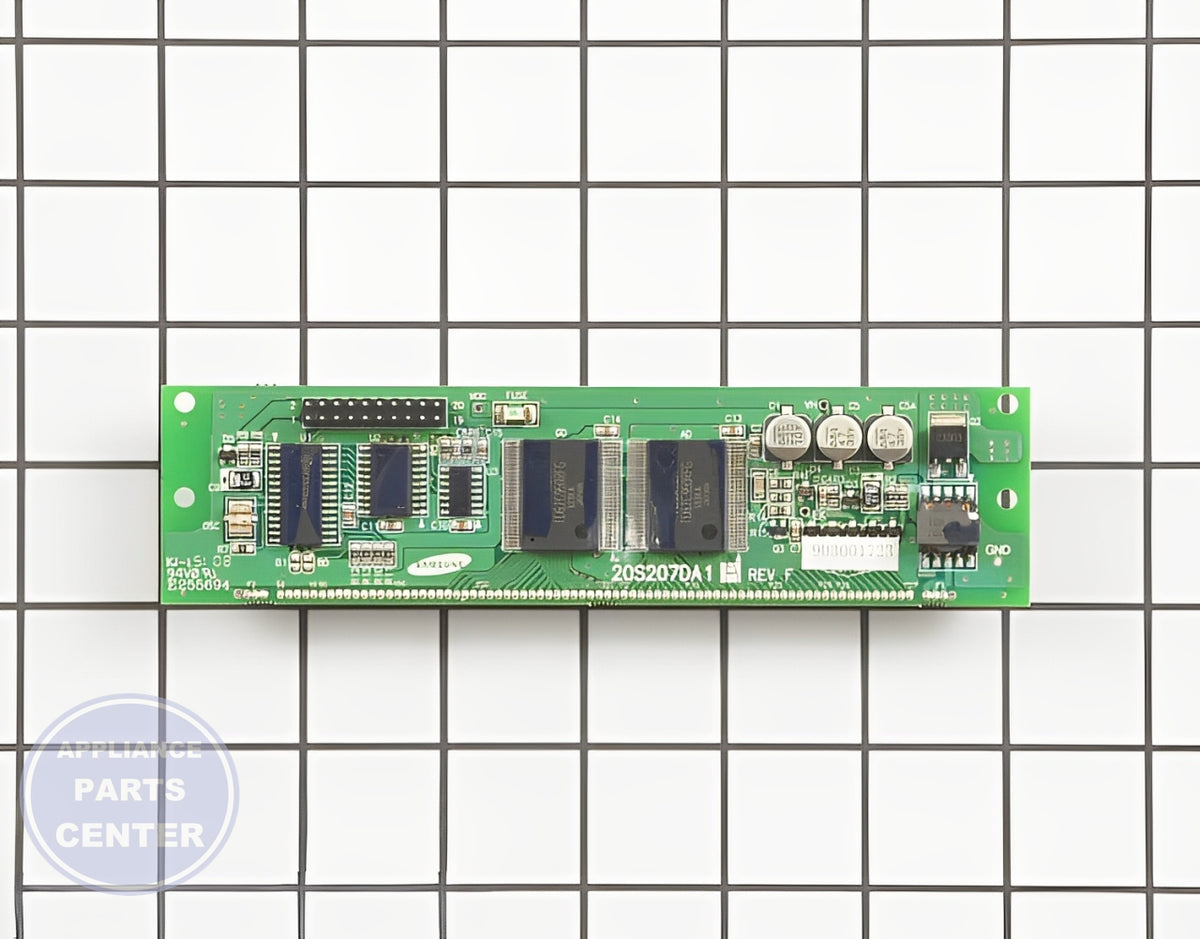 GE MICROWAVE DIGITRON WB27X10856 - Detailed view of circuit board details