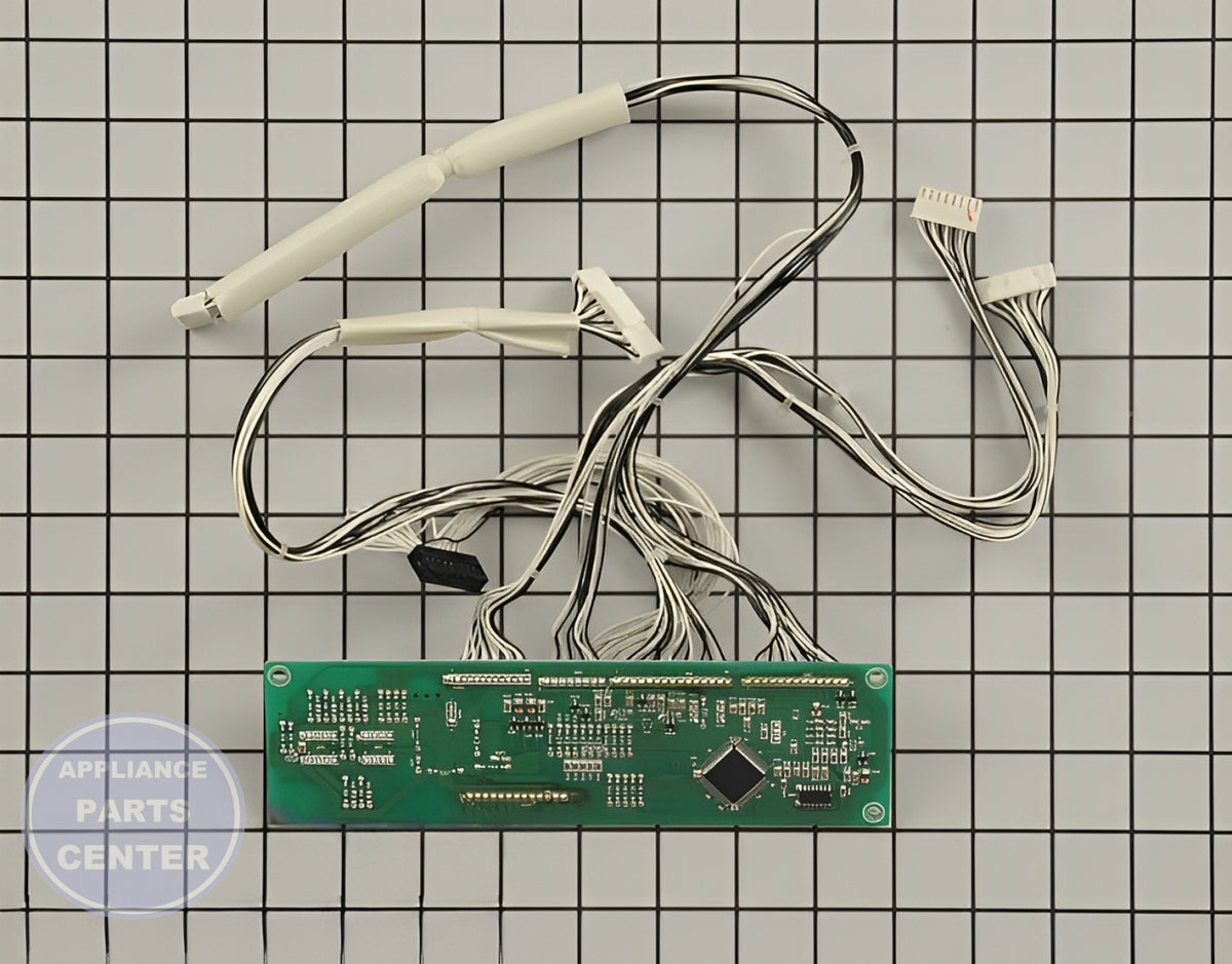 GE OVEN PWB ASSEMBLY (PCB) WB27X10858 - Detailed view of Circuit Board & Timer