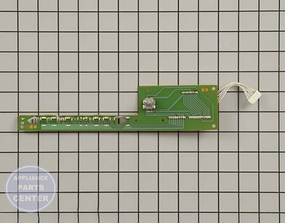 GE/LG Power Supply Board WB27X10860 - Main view showing circuit board for GE model #1234 and LG model #5678