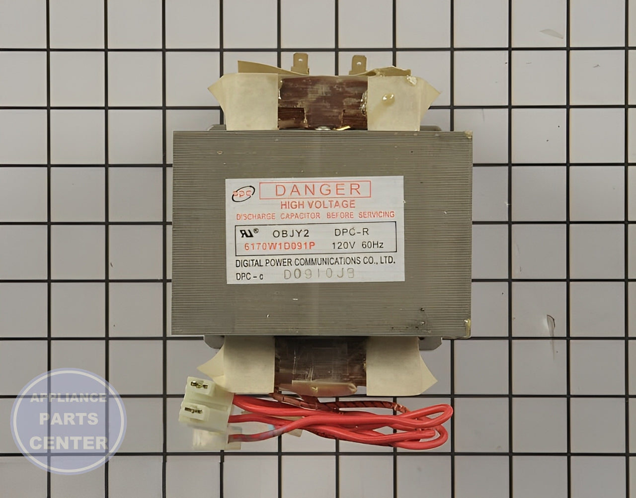 GE High Voltage Transformer WB27X10971 - Main view showing power delivery for various GE models