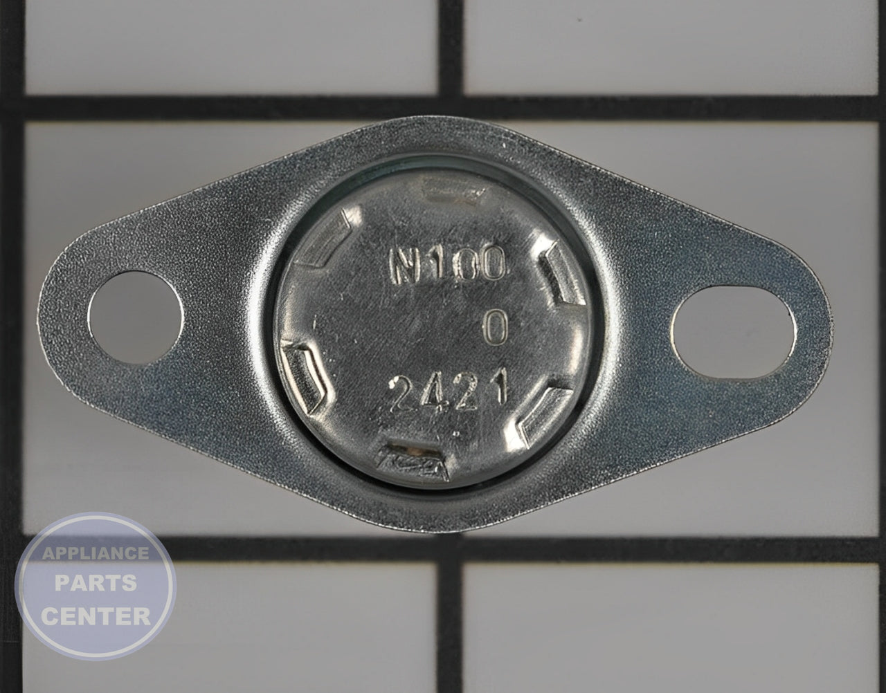 GE OVEN TCO ASSEMBLY WB27X11094 - Side view with specific thermal specifications