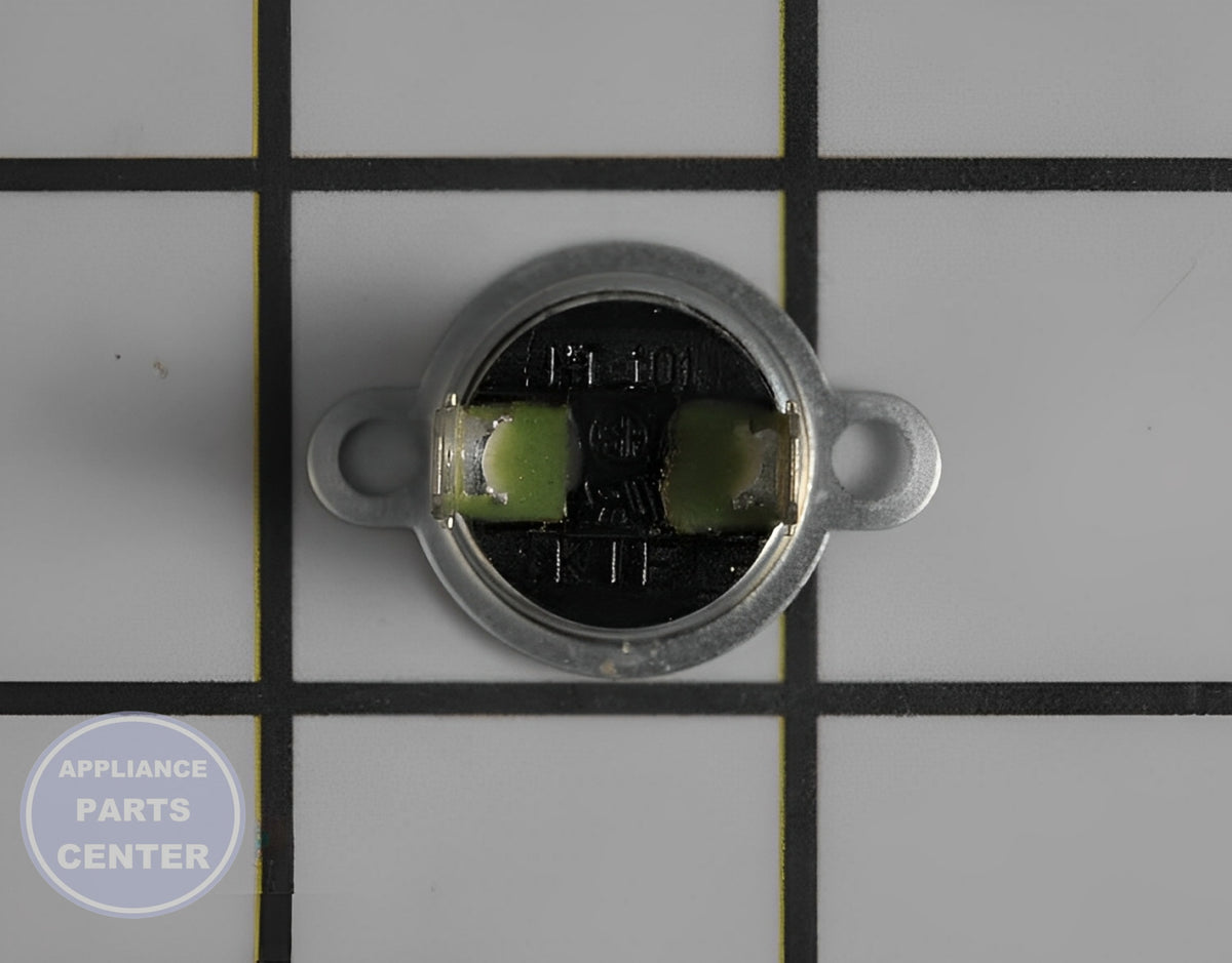GE OVEN MAGNETRON TCO WB27X11095 - Side view with precise specifications