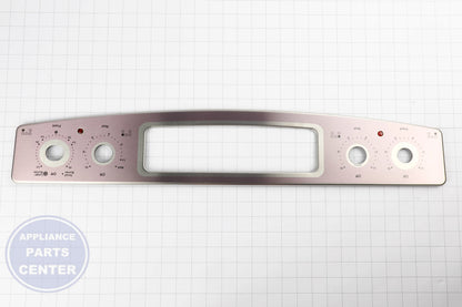 GEH PANEL OVERLAY ASM WB27X20076 - Installation in GEH model showing key mounting points