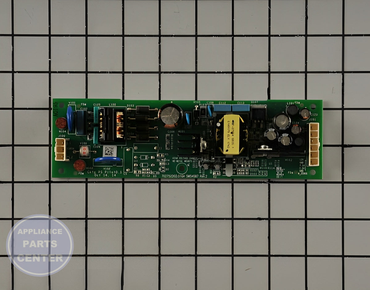GE Power Supply Board WB27X24011 - Main view showing circuitry for GE Range/Stove/Oven models