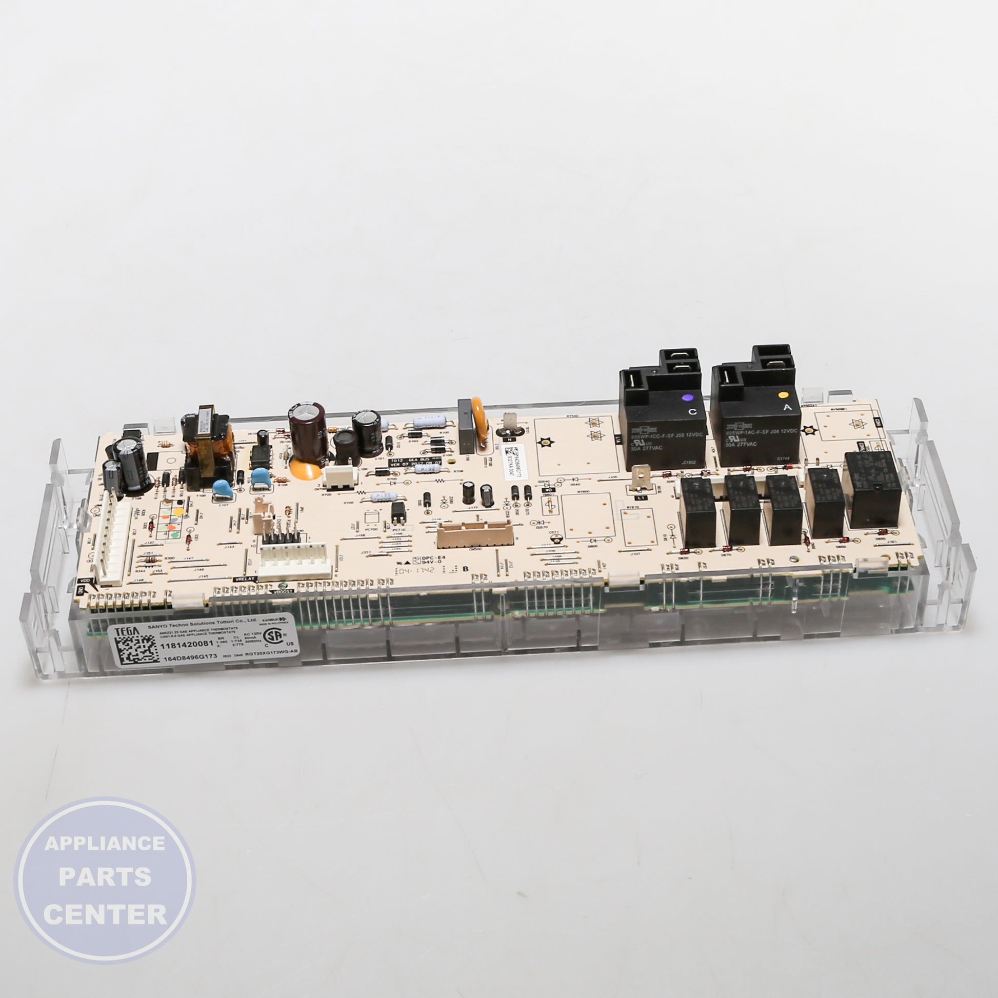 RANGE CONTROL BOARD WB27X25330 - Side view with 450°F temperature support