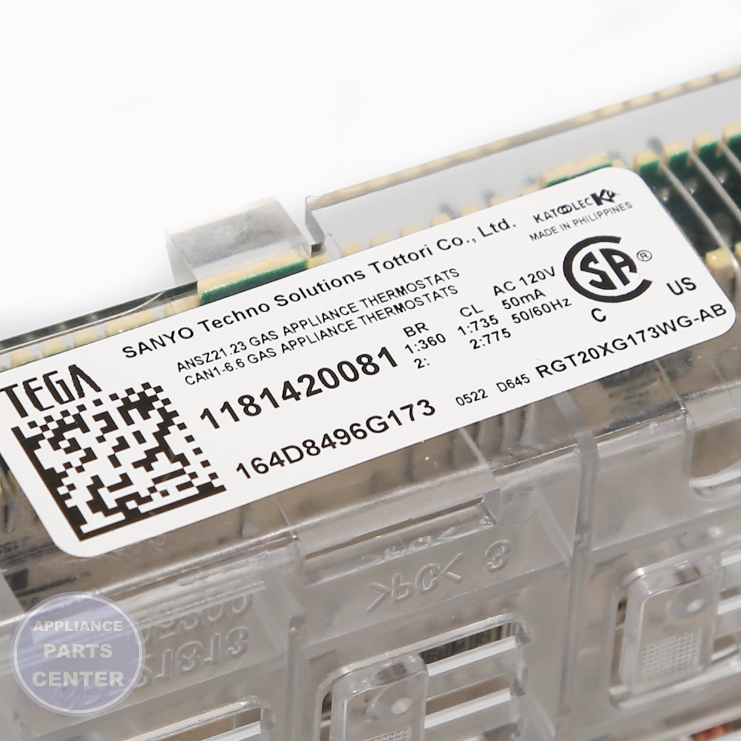 GEH RANGE CONTROL BOARD WB27X25330 - Installation in GE model showing key mounting points