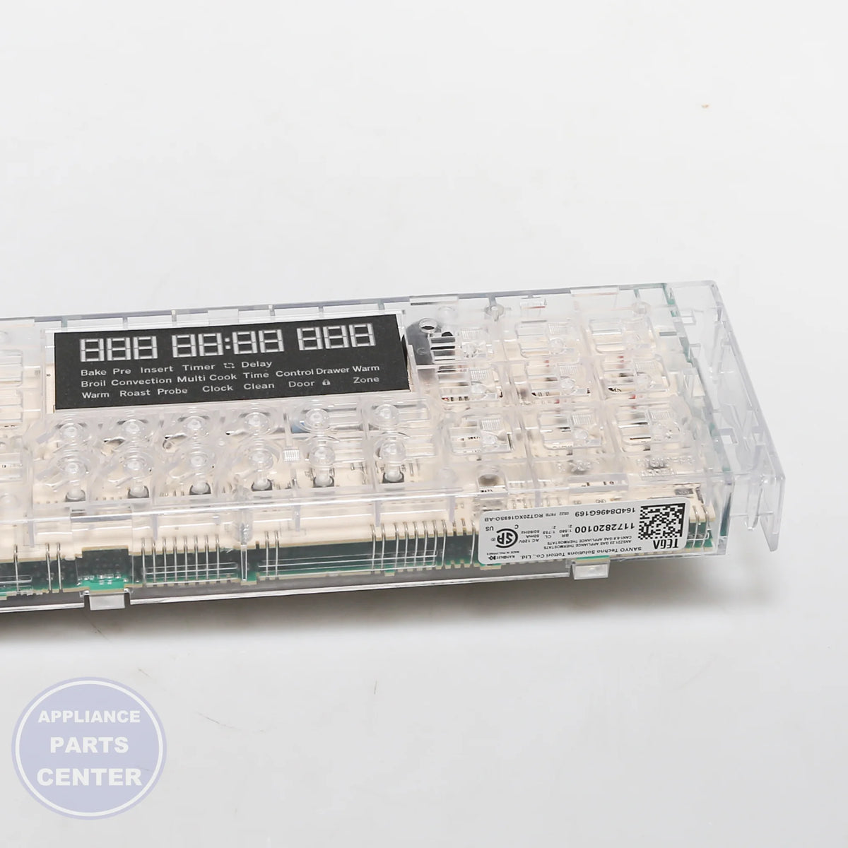 CONTROL BOARD T012 ELE WB27X25334 - Detailed view of the timer function