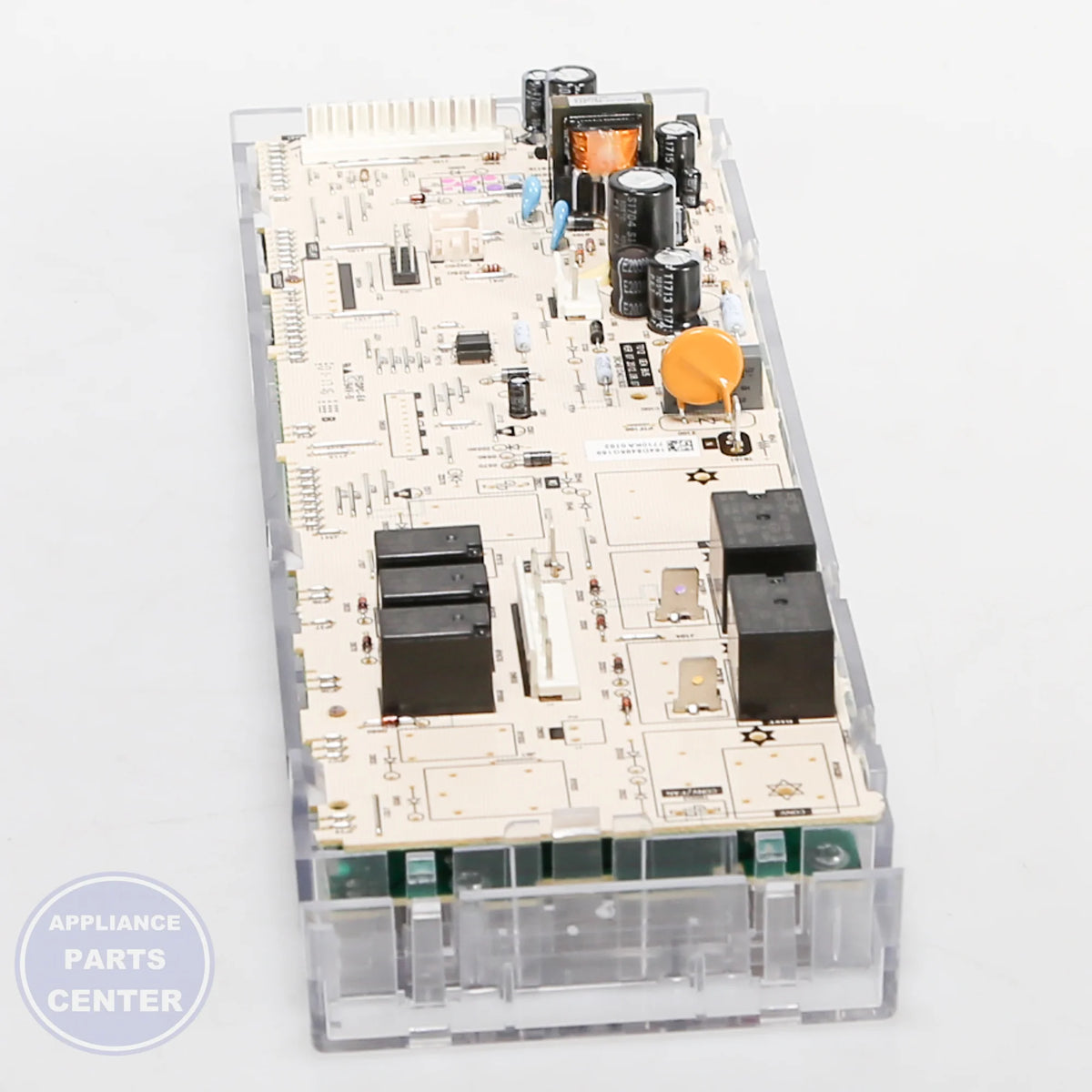 CONTROL BOARD T012 ELE WB27X25334 - Side view with exact measurements