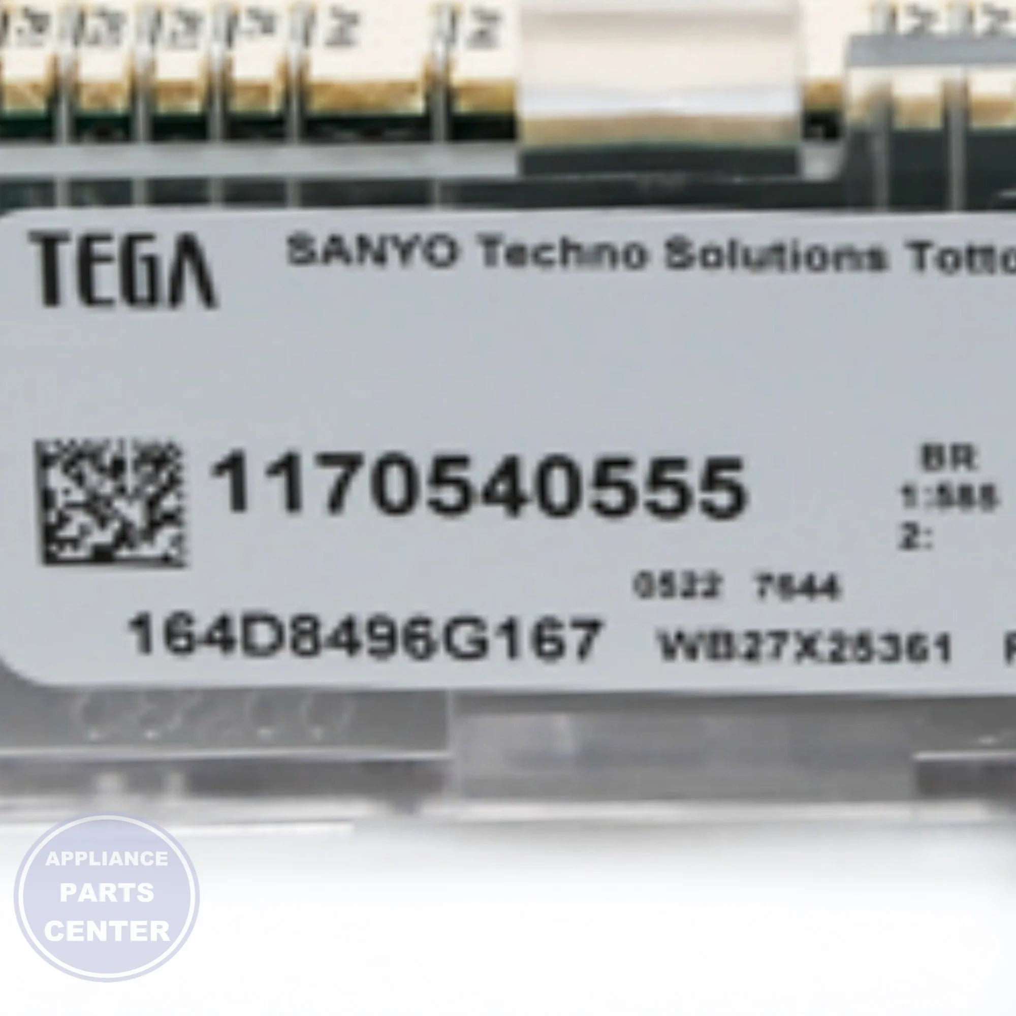 RANGE OVEN CONTROL BOARD WB27X25361 - Detailed view of temperature settings
