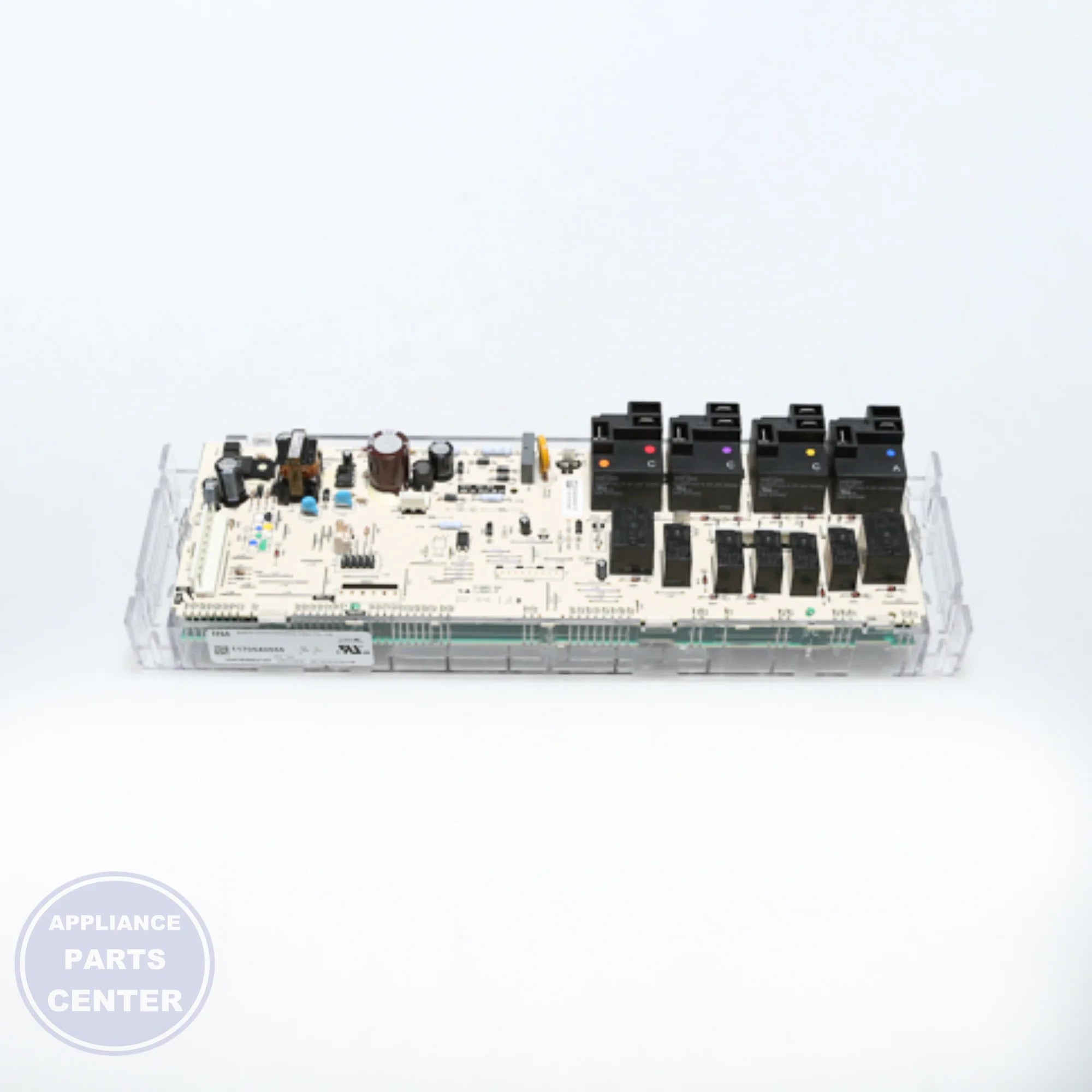 GEH RANGE OVEN CONTROL BOARD WB27X25361 - Installation in GEH model showcasing mounting points