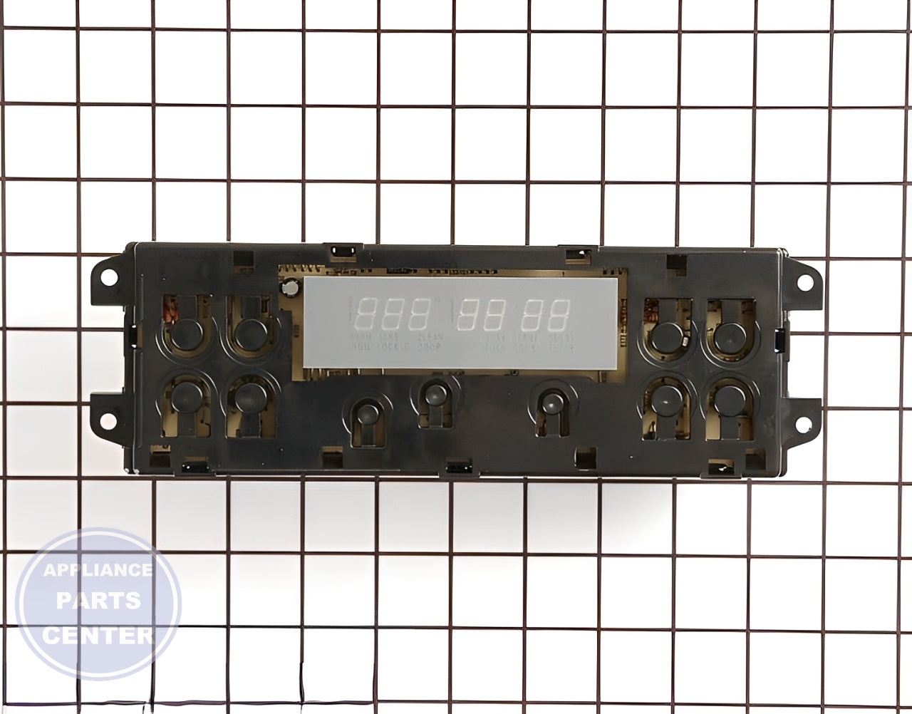 GE Oven Control Board WB27X27463 - Main view showing temperature control for GE, Whirlpool, Kenmore models