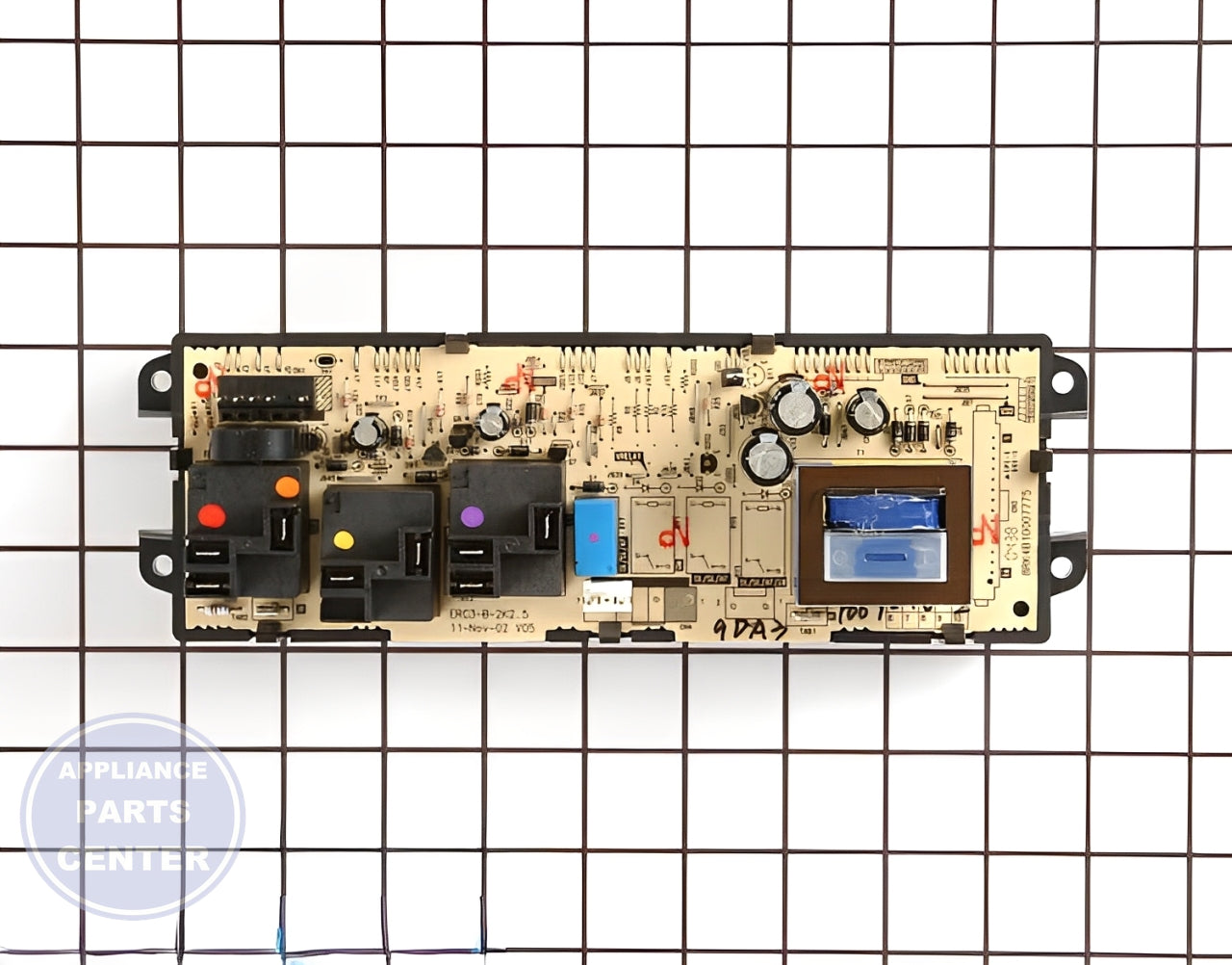 Oven Control Board WB27X27463 - Detailed view of timer and circuit specifications