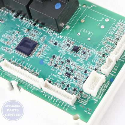 MACHINE BOARD WITH FRAME WB27X29493 - Side view with precise technical specs