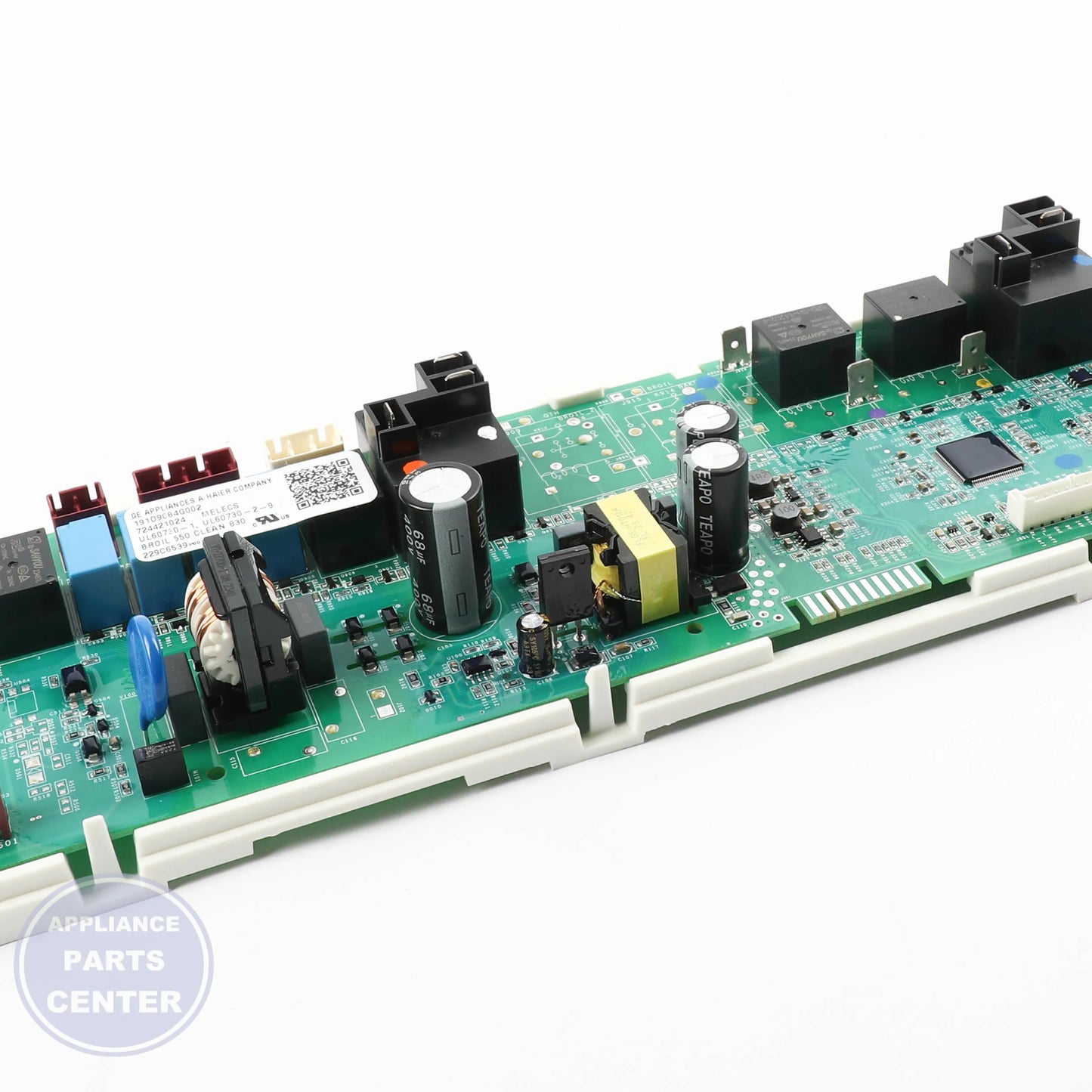 GEH MACHINE BOARD WITH FRAME WB27X29498 - Installation in GEH Range/Stove/Oven showing mounting points