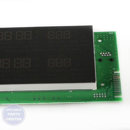 GEH CONTROL BOARD AND OVERLAY ASM WHITE LED WB27X29601 - Installation in GEH model showing key mounting points