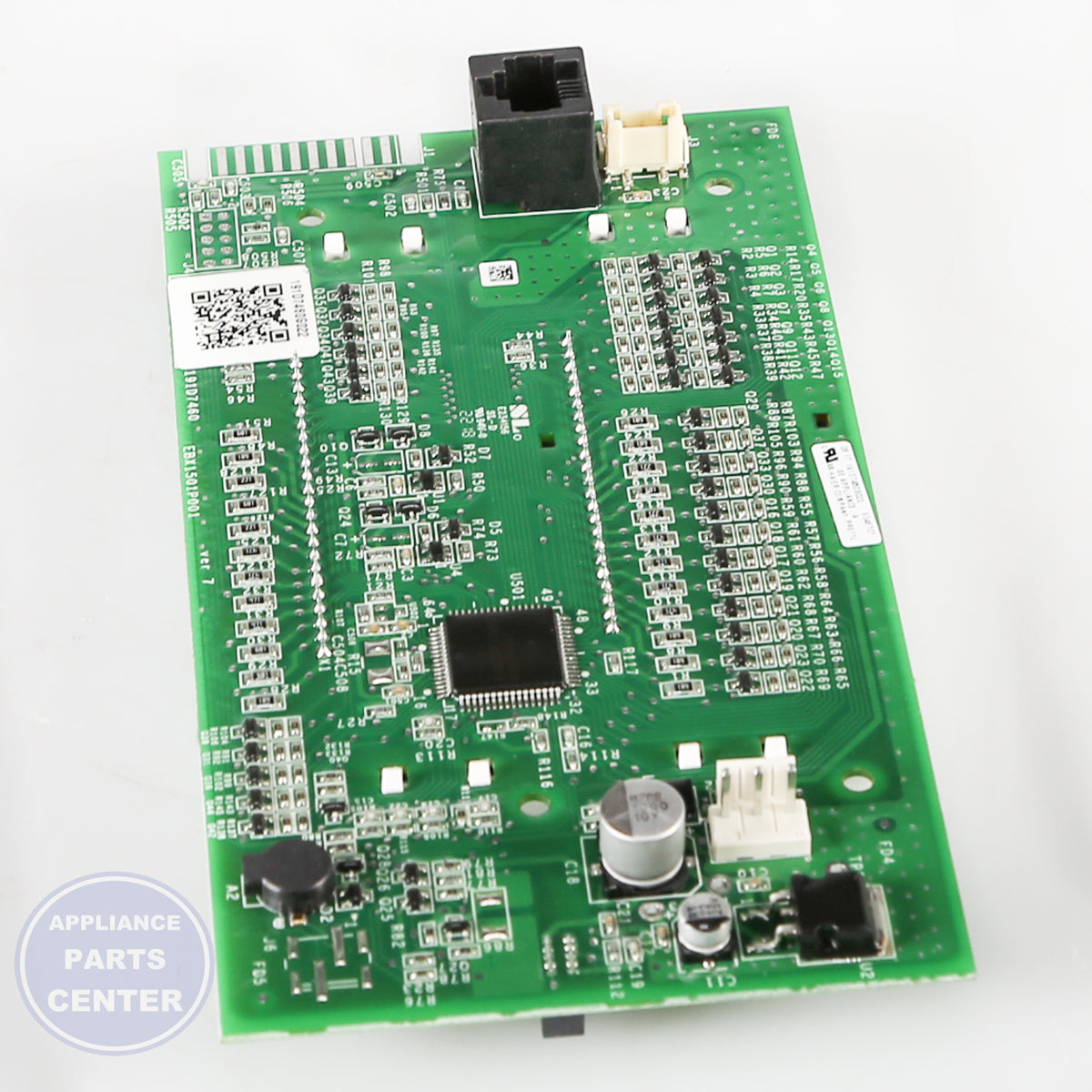 GEH CONTROL BOARD AND OVERLAY ASM WHITE LED WB27X29601 - Installation in GEH model showing key mounting points