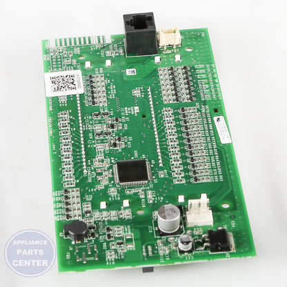 GEH CONTROL BOARD AND OVERLAY ASM WHITE LED WB27X29601 - Installation in GEH model showing key mounting points