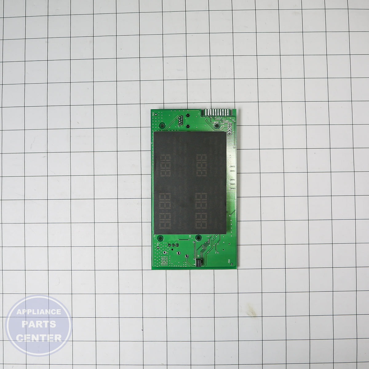 GEH CONTROL BOARD AND OVERLAY ASM WHITE LED WB27X29601 - Installation in GEH model showing key mounting points