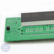 GEH CONTROL BOARD AND OVERLAY ASM WHITE LED WB27X29602 - Main view showing LED display for various GEH models