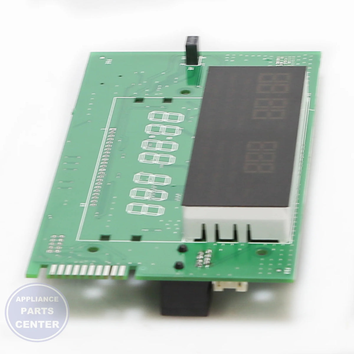 GEH CONTROL BOARD AND OVERLAY ASM WHITE LED WB27X29602 - Installation in GEH model showcasing mounting points