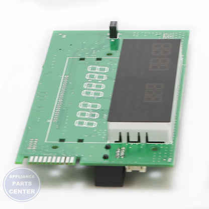 GEH CONTROL BOARD AND OVERLAY ASM WHITE LED WB27X29602 - Installation in GEH model showcasing mounting points