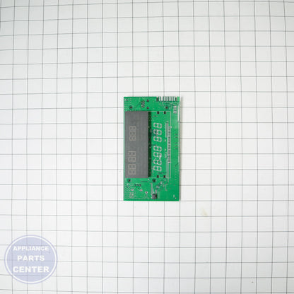 GEH CONTROL BOARD AND OVERLAY ASM WHITE LED WB27X29602 - Installation in GEH model showcasing mounting points