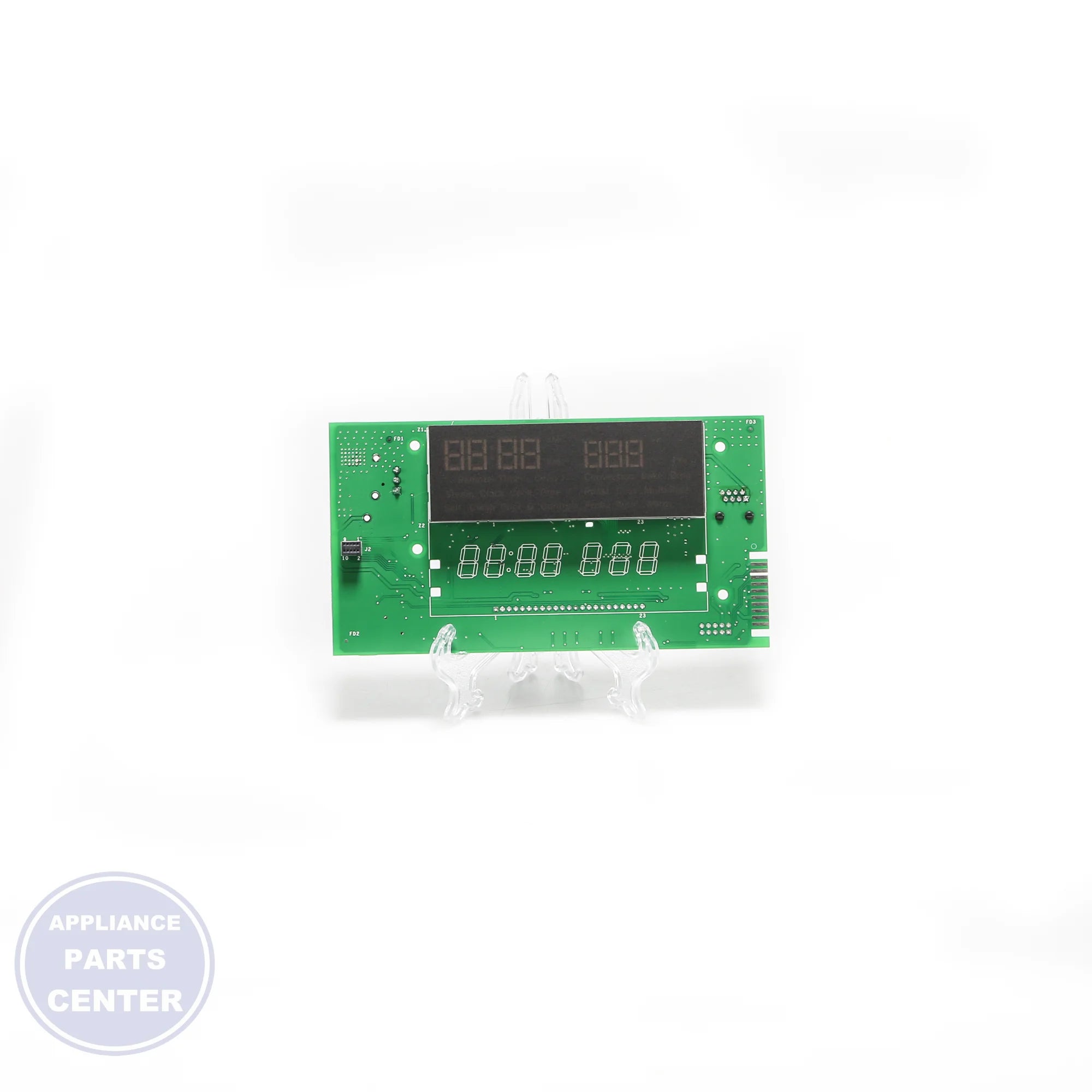 GEH CONTROL BOARD AND OVERLAY ASM WHITE LED WB27X29602 - Installation in GEH model showcasing mounting points