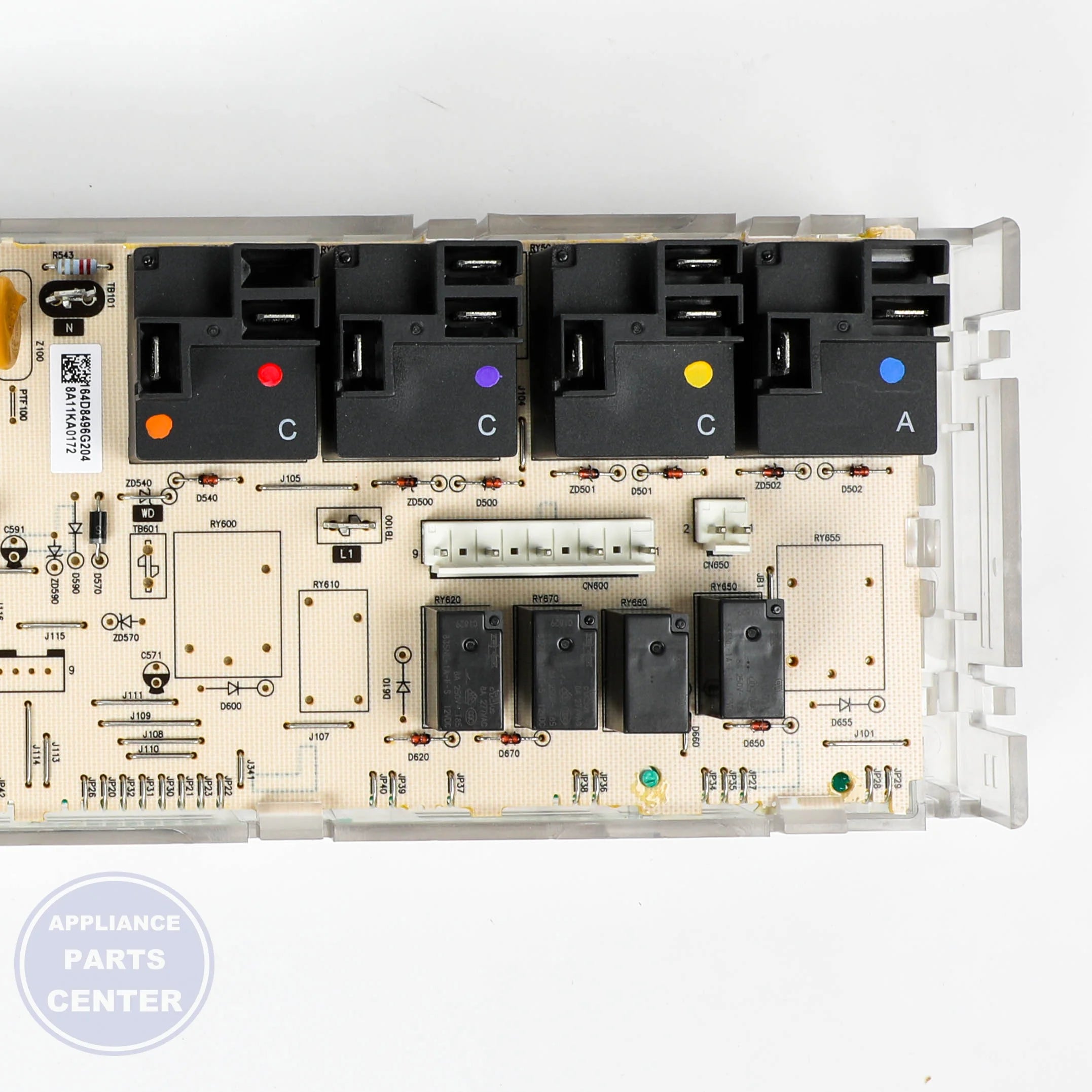 GEH OVEN CONTROL T012 WHITE LED - Main view showing LED display for various GEH models