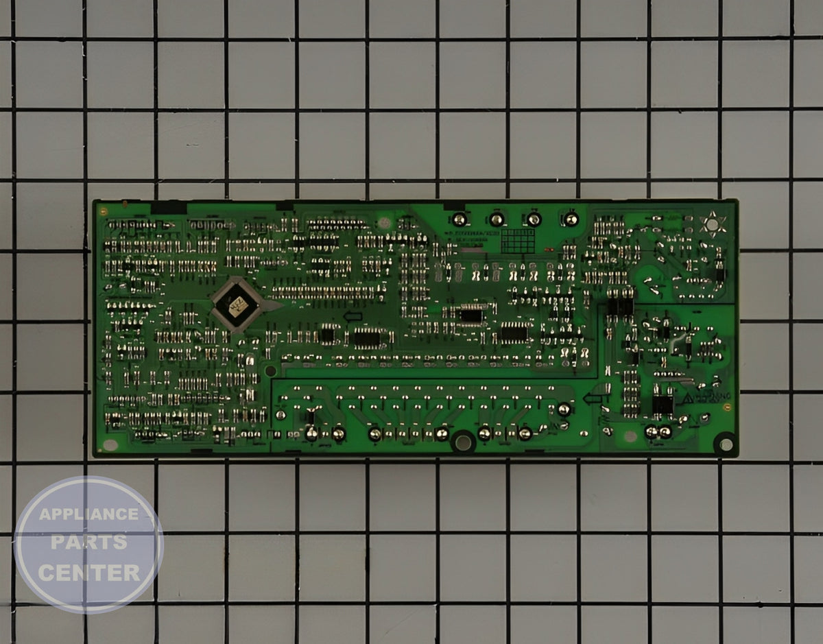 Main Control Board WB27X30632 - Detailed view of the circuit board and timer