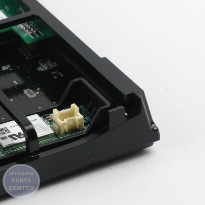 GLASS AND TOUCH BOARD ASM WB27X31708 - Side view with precise technical specifications