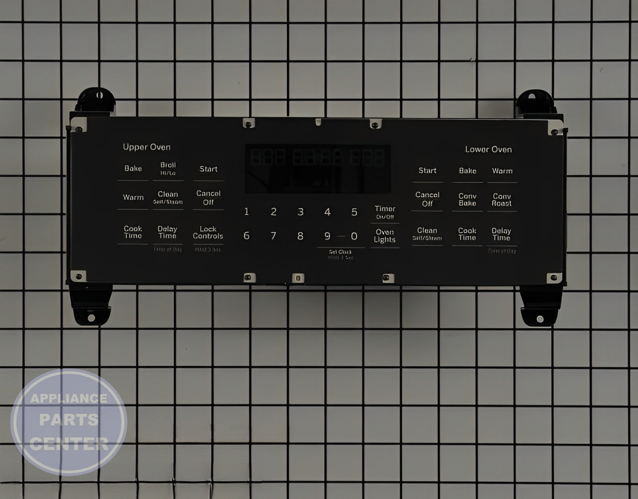 GE OVEN DORIAN GRAY OVERLAY AND CONTROLLER WB27X32205 - Main view showing precise control for GE models