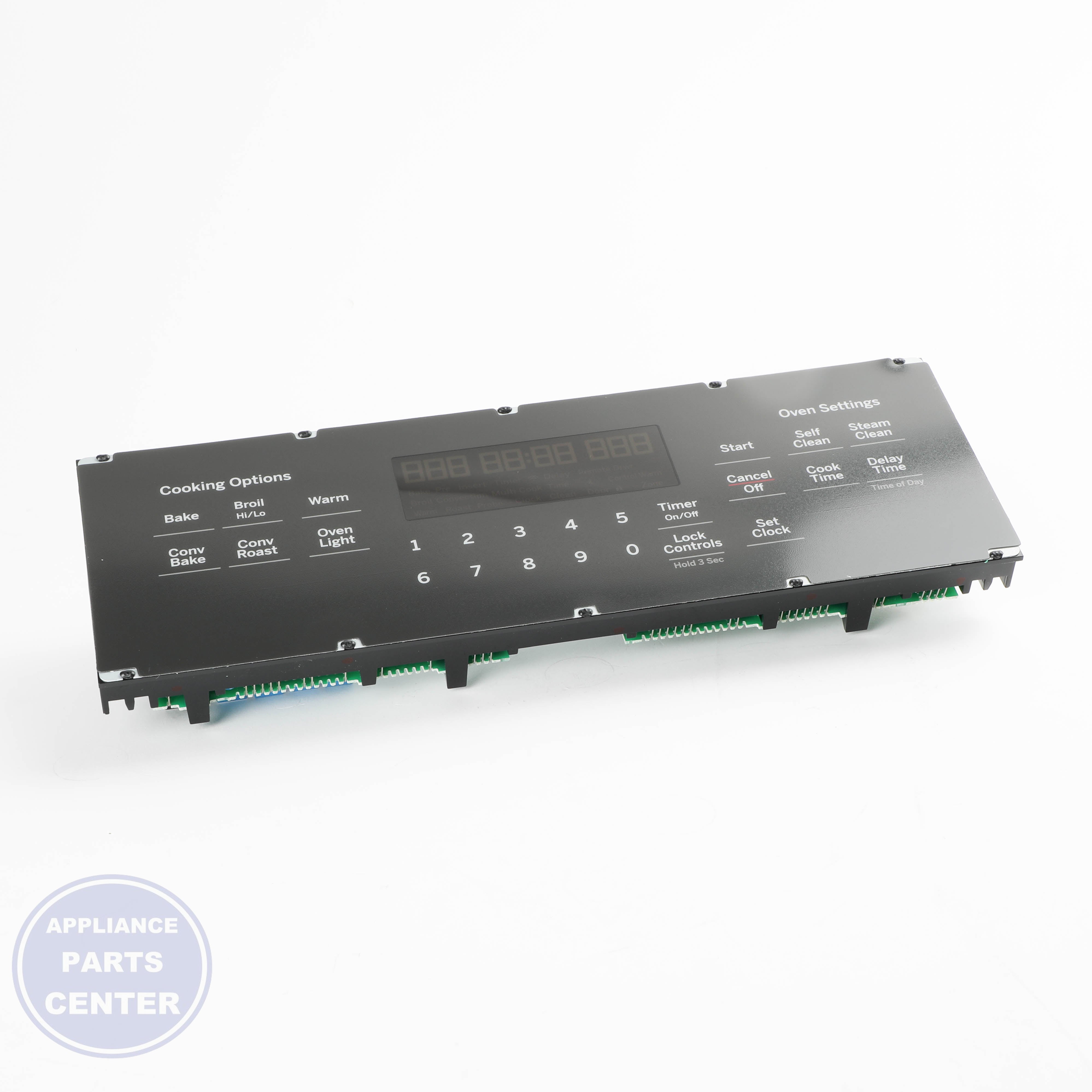 DORIAN GRAY OVERLAY AND CONTROL WHITE LE WB27X32209 - Detailed view of control panel technical details