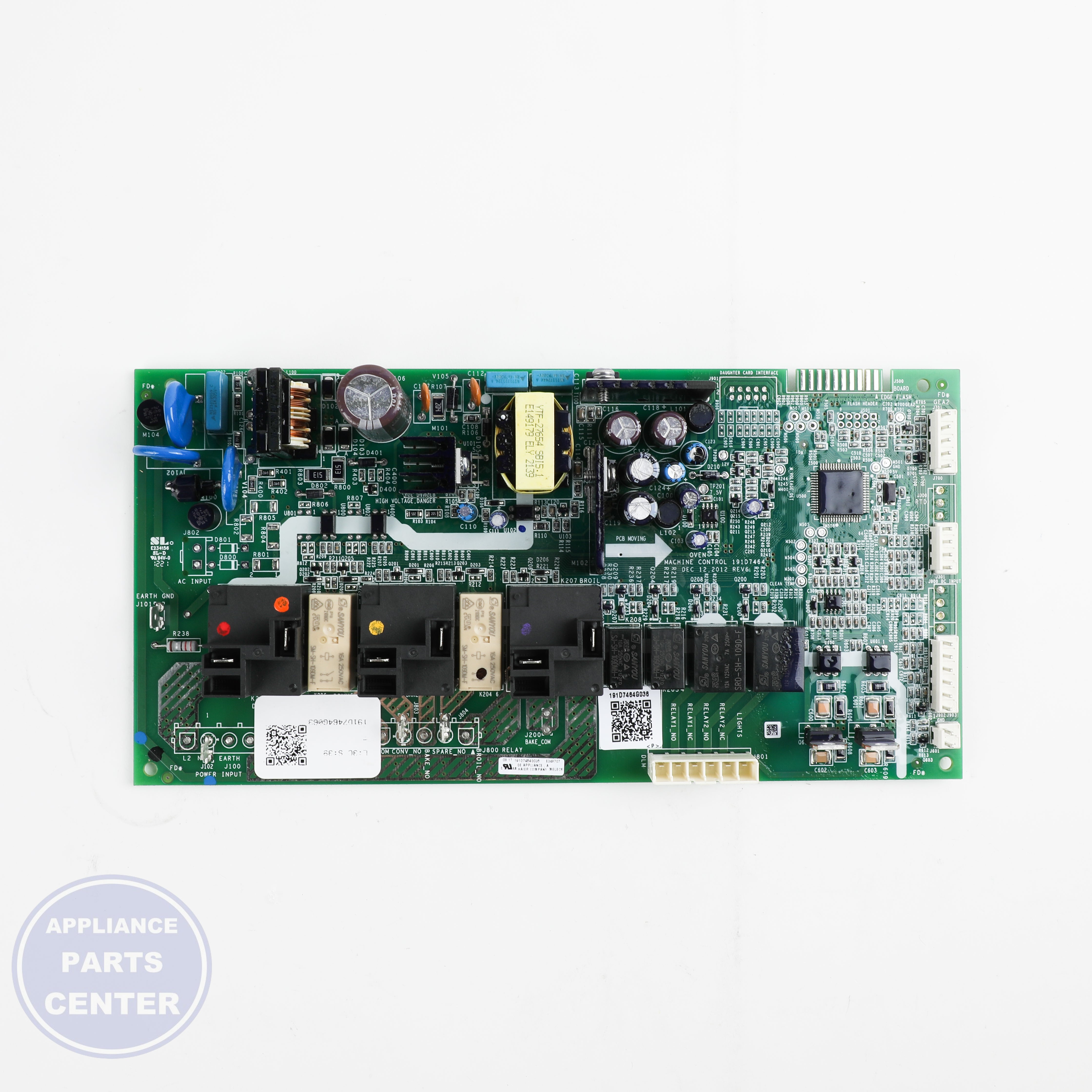 BOARD MACHINE CONTROL WB27X32430 - Side view with reliable performance specs