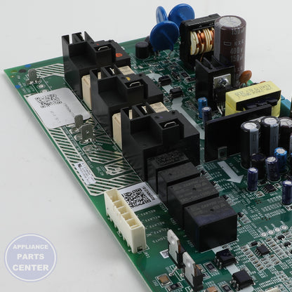GEH BOARD MACHINE CONTROL WB27X32430 - Installation in GEH models showing key mounting points
