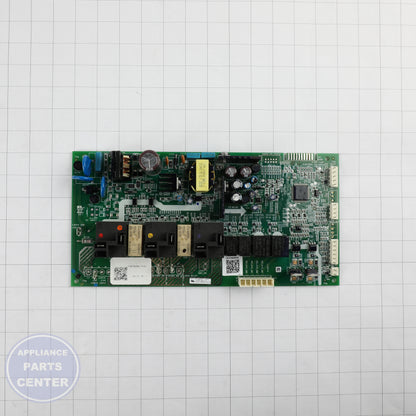 GEH BOARD MACHINE CONTROL WB27X32430 - Installation in GEH models showing key mounting points