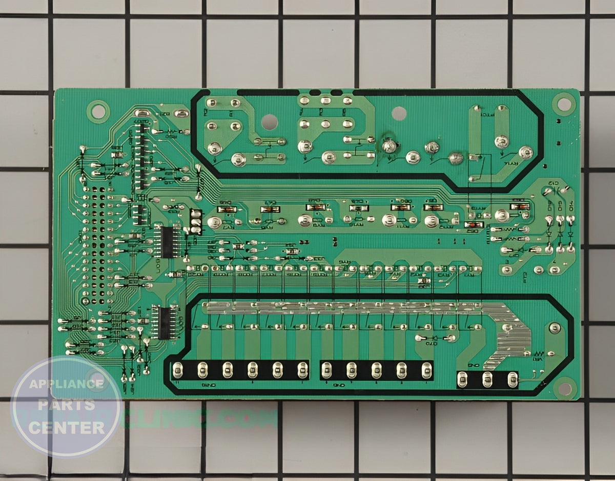 Relay Board WB27X32767 - Detailed view of circuit board and timer technical details