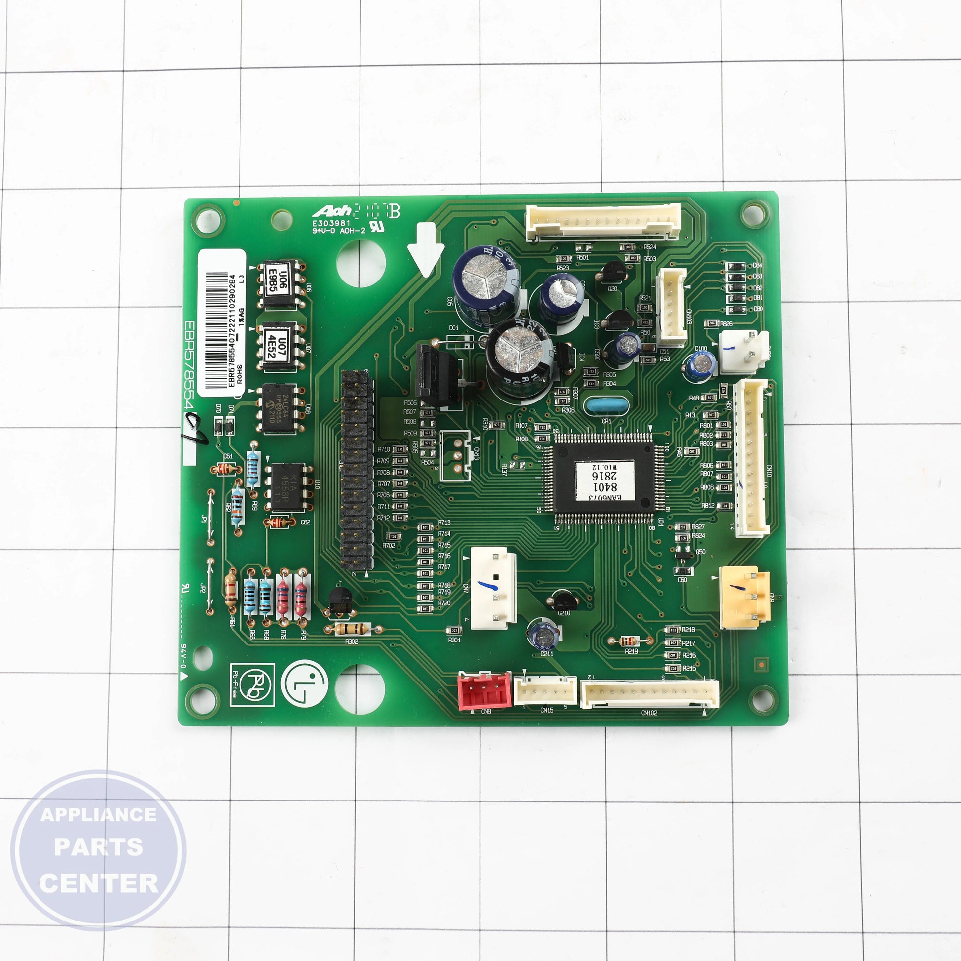 MAIN BOARD WB27X32795 - Detailed view of technical details
